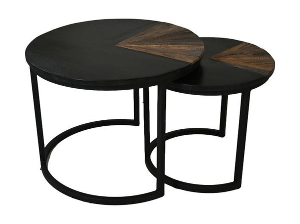 Side table Boaz Black | 60 cm