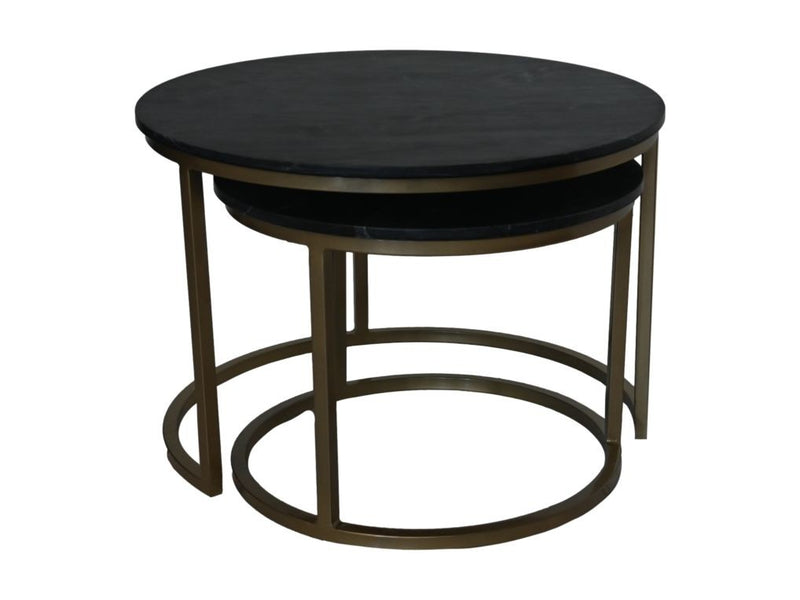 Side table Boaz Black | 60 cm