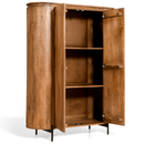 TV-Schrank Boaz Black mit Türen und einer Schublade | 150 cm