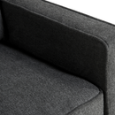 2-seater sofa – linen anthracite 