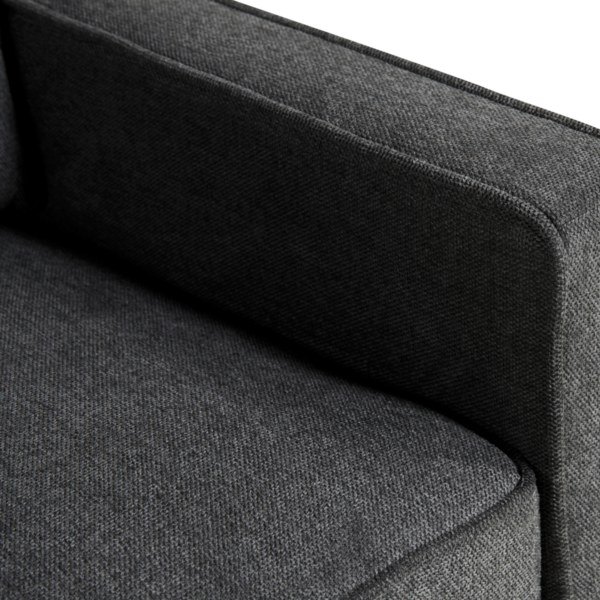 2-seater sofa – linen anthracite 