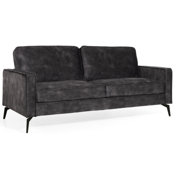 2-Seater Sofa – Velvet Anthracite 