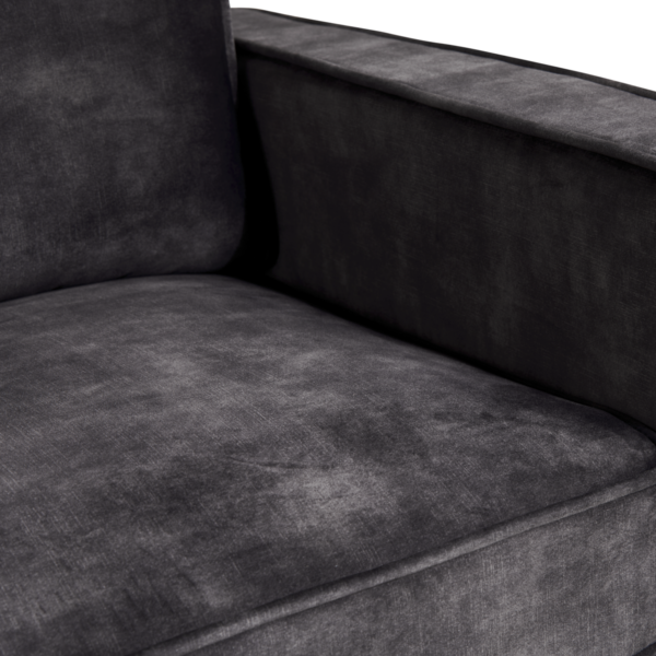 2-Seater Sofa – Velvet Anthracite 