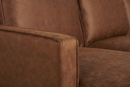 Corner sofa Jackson Left – Micro leather Cognac 