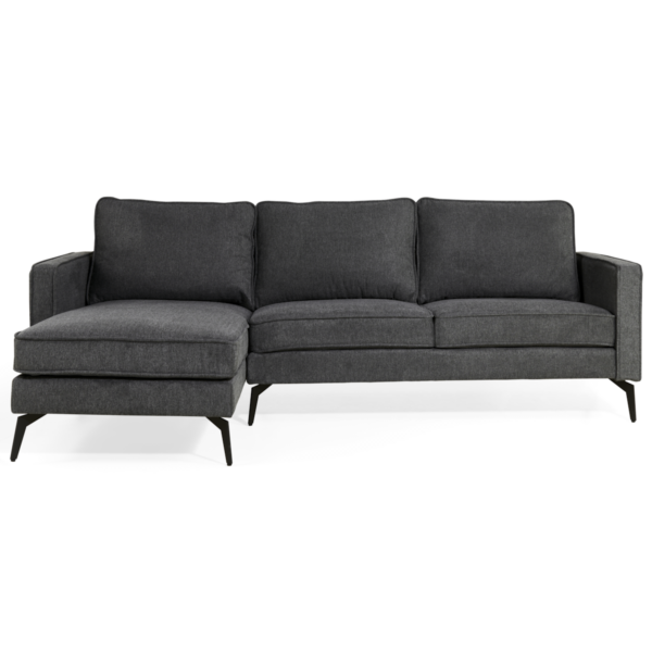 Corner sofa Jackson Left – Linen Anthracite