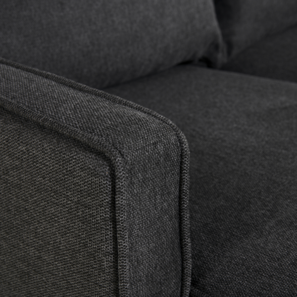 Corner sofa Jackson Left – Linen Anthracite