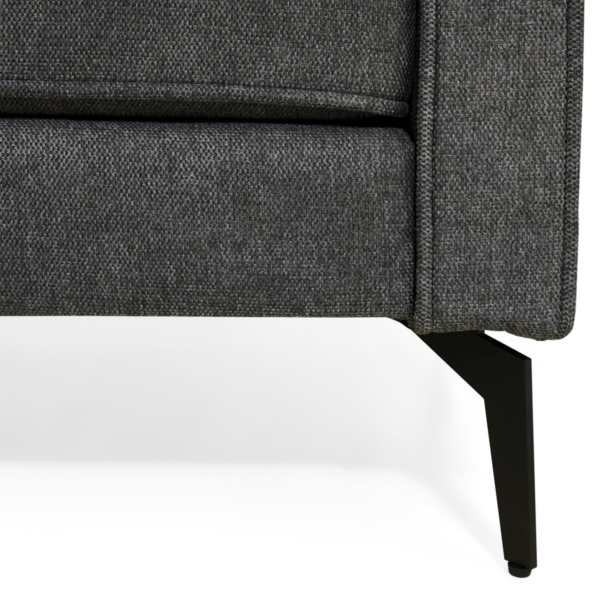 Corner sofa Jackson Left – Linen Anthracite