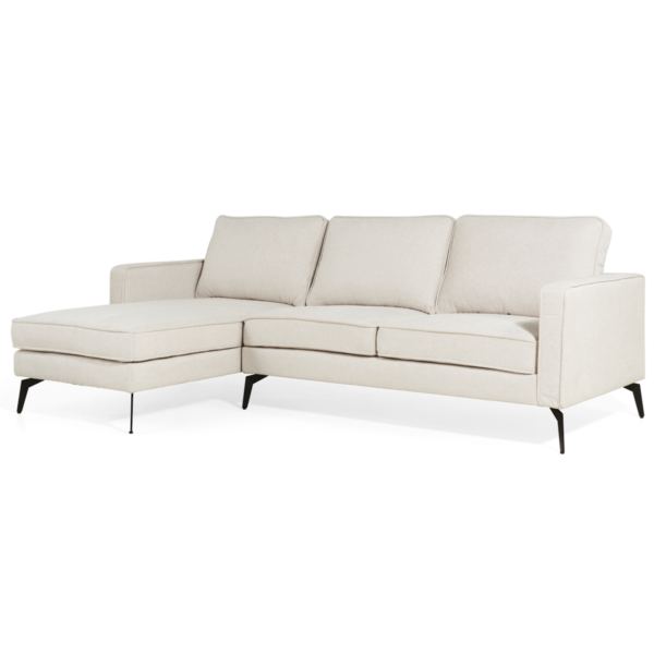 Corner sofa Kate Left – Linen Beige