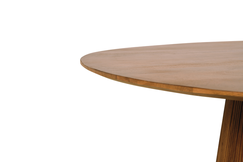 Mokka Ronde Eettafel Lichtbruin – Ø120cm