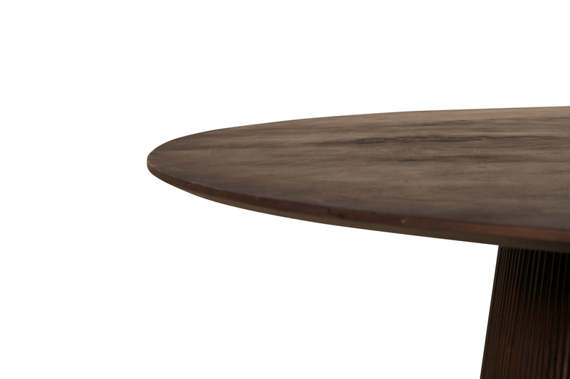 Mokka Ronde Eettafel Donkerbruin – Ø150cm