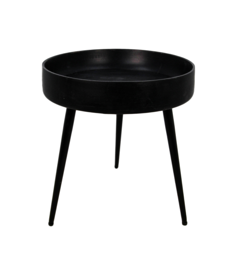 Side table Boaz Black | 60 cm