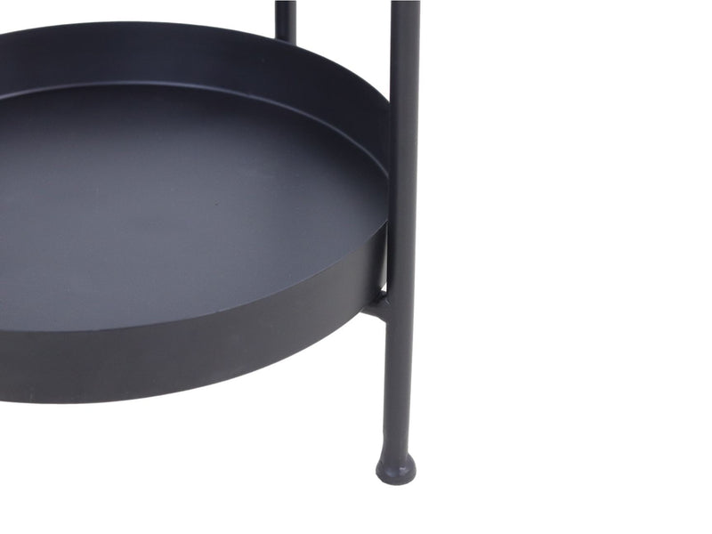 Side table Boaz Black | 60 cm