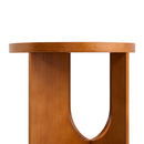 Bijzettafel Oscar – Walnoot Ø40cm