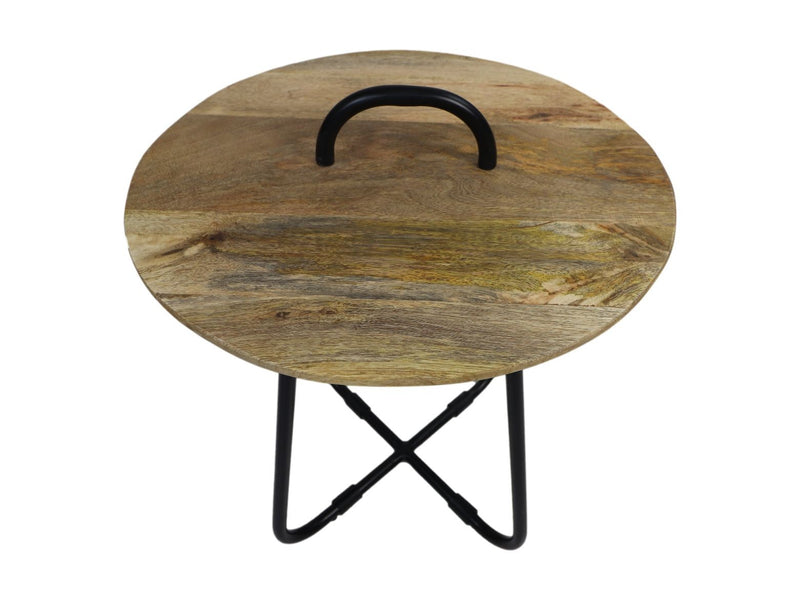 Side table Boaz Black | 60 cm