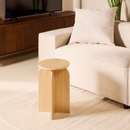 Bijzettafel Felix – Naturel Ø45