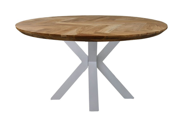 Ronde Eettafel Fishbone | 140 cm