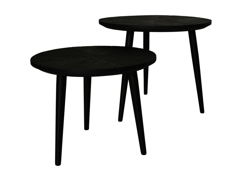 Side table Boaz Black | 60 cm