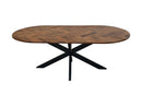 Ovale Eettafel Mozaiek | 220 cm