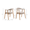 Eetkamerstoel Ella | Set van 2