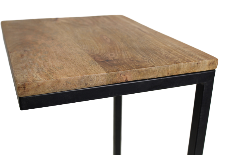 Side table Boaz Black | 60 cm