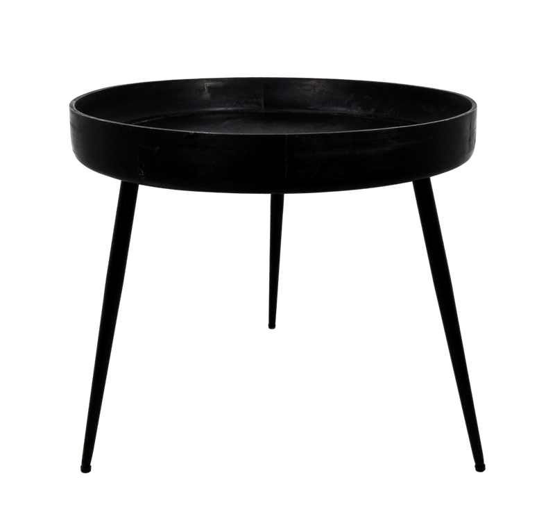 Side table Boaz Black | 60 cm