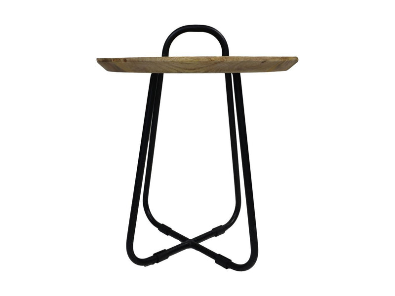 Side table Boaz Black | 60 cm