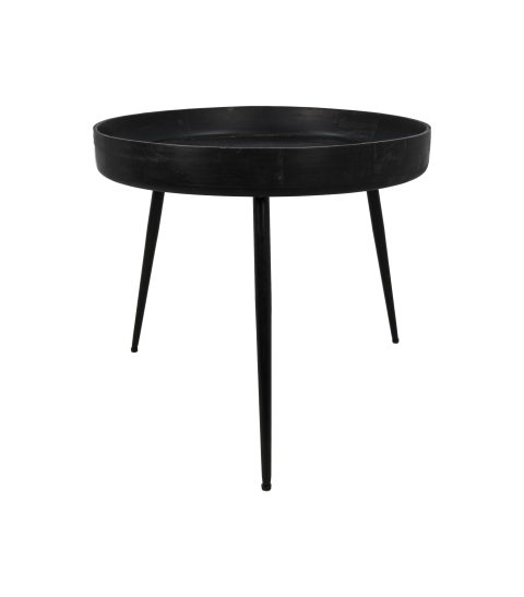 Side table Boaz Black | 60 cm