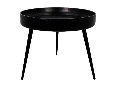 Side table Boaz Black | 60 cm