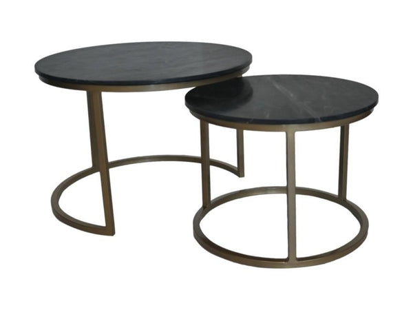 Side table Boaz Black | 60 cm