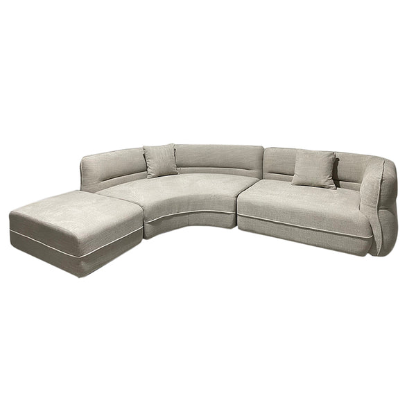 2-Seater Sofa Anna – Bouclé Natural