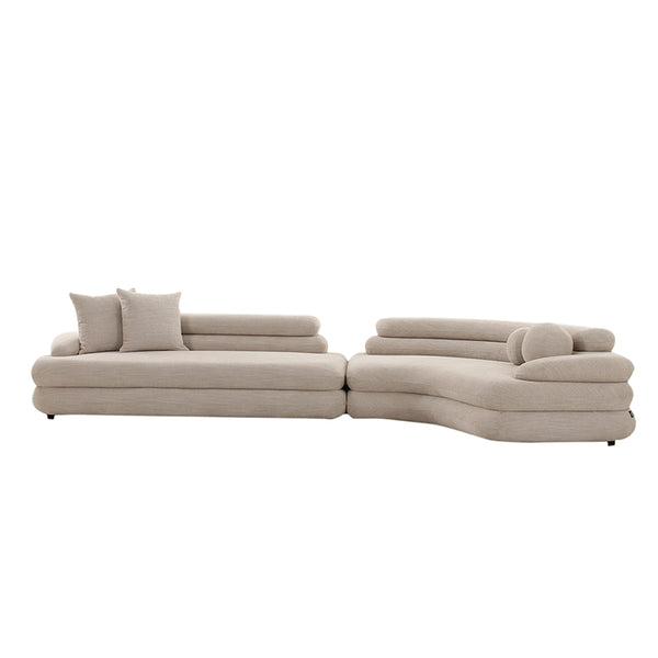 2-Seater Sofa Anna – Bouclé Natural