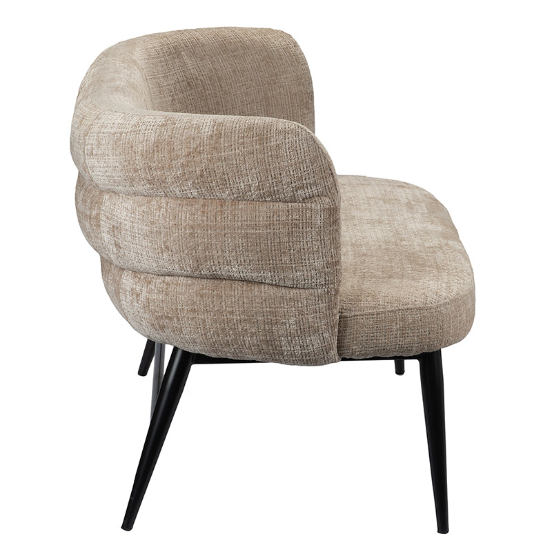 2-Seater Sofa Anna – Bouclé Natural