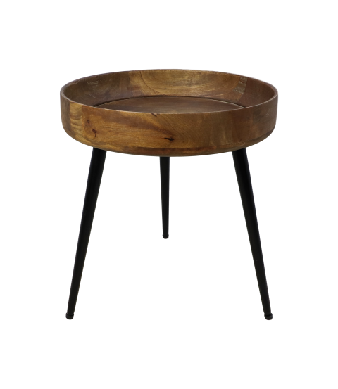 Side table Boaz Black | 60 cm