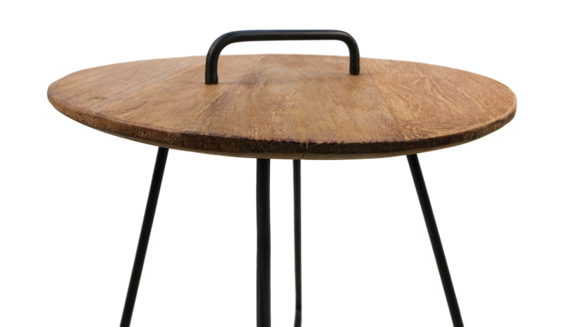 Side table Boaz Black | 60 cm