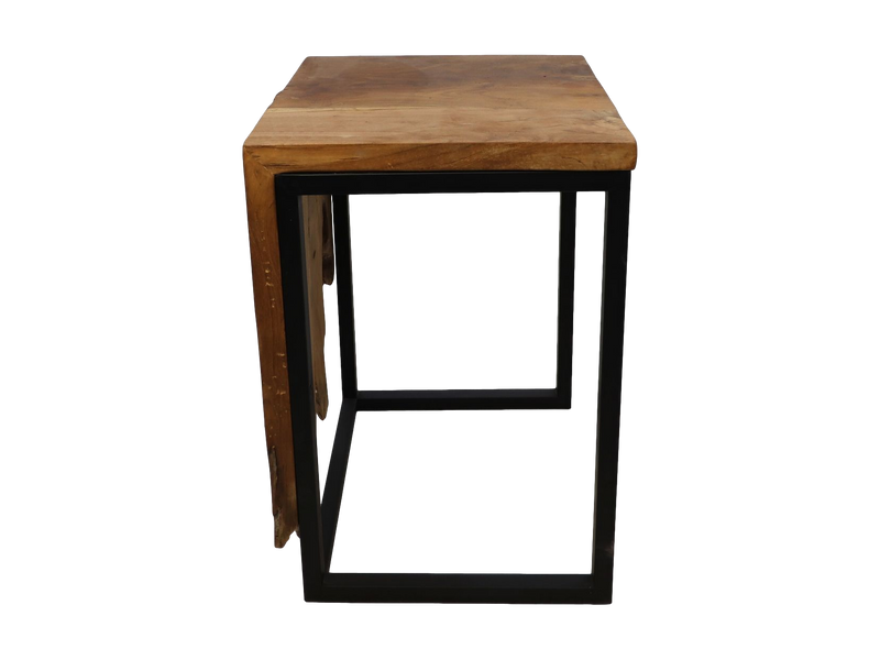 Side table Boaz Black | 60 cm