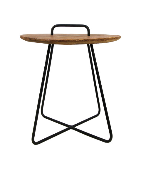 Side table Boaz Black | 60 cm