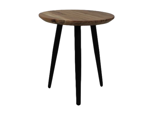 Side table Boaz Black | 60 cm