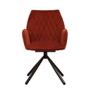 industriële - Eetkamerstoel Donny Velvet - Veelado