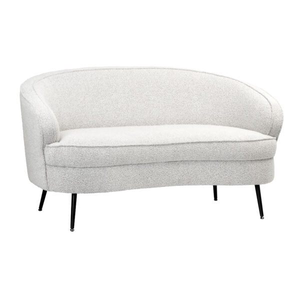 2-Sitzer-Sofa Anna – Bouclé Natur