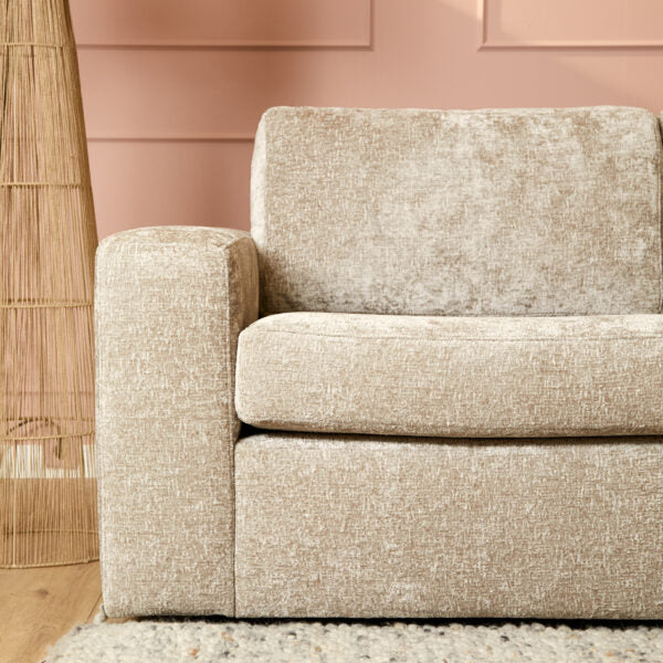 MySofa Alma | Beige | 2,5 zits + Divan Rechts | 5 jaar garantie