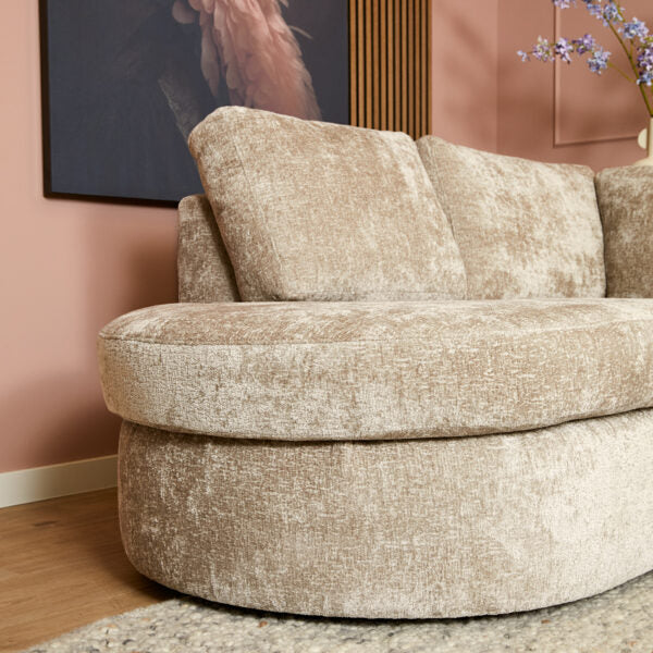 MySofa Alma | Beige | Divan Left + 2.5 seater | 5 year warranty