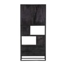 Denver Black Shelving Unit | 90 cm