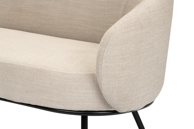 2-Seater Sofa Anna – Bouclé Natural