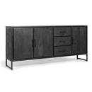 Liam Dressoir Zwart 180cm