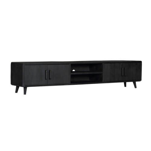 TV cabinet Omaha Black | 240 cm