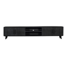 TV cabinet Omaha Black | 240 cm