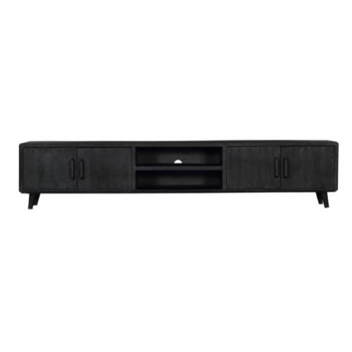 TV cabinet Omaha Black | 240 cm