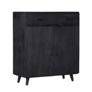 Cabinet cupboard Omaha Black | 100 cm
