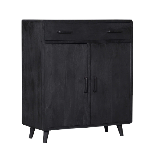 Cabinet cupboard Omaha Black | 100 cm