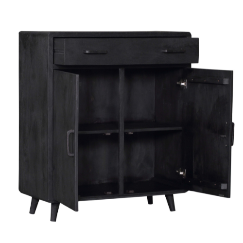 Cabinet cupboard Omaha Black | 100 cm